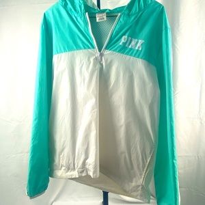 Pink Victoria secrets rain pull over!